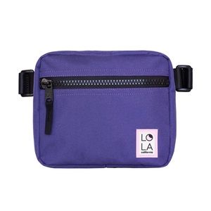 Lola Backpacks Hippie Fanny Pack- Blueberry